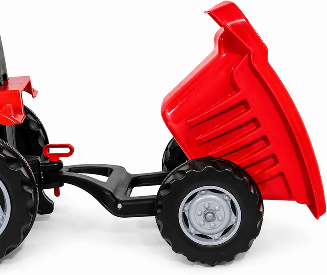 Lemodo, Anhänger für Kindertraktor, 35 kg belastbar, ab 3 Jahren, Kindertraktoranhänger, Transportan