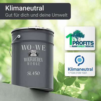 WO-WE 2K Poolfarbe Poolbeschichtung Schwimmbadfarbe - Silbergrau wie RAL 7001-2,5Kg RAL7001 - Silber