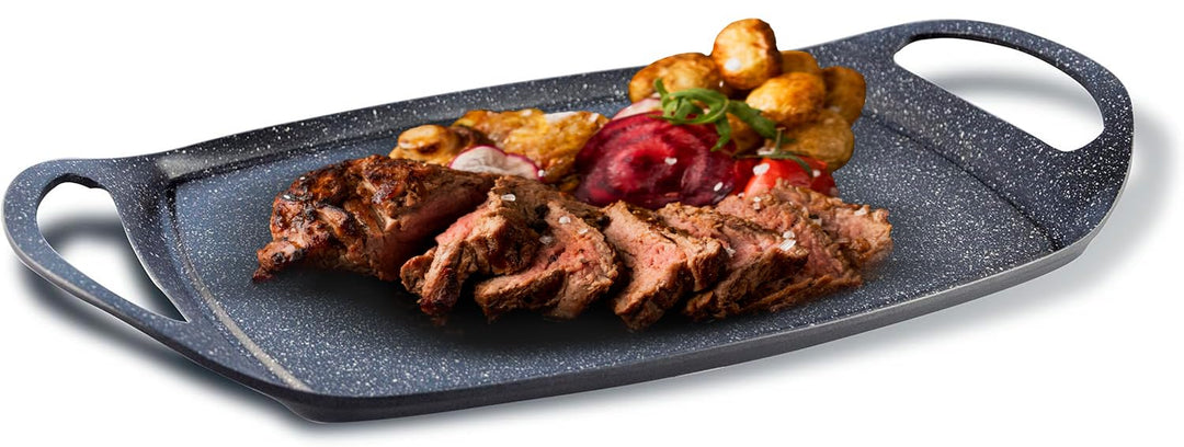 Pensofal, Pen 8551, Grillplatte 47x29cm aus Aluguss, Serie BioStone®, schwarz