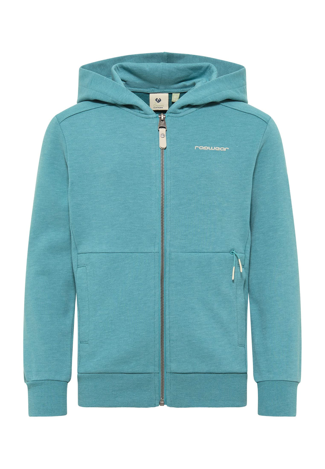Ragwear Axell Organic Jungen Sweatjacke mit Kapuze Sweat Strickjacke Cardigan Übergangsjacke Jacke S