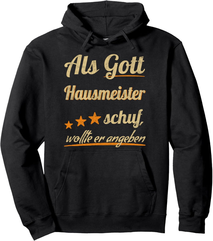 Lustiger Spruch Hausmeister Facility Manager Geschenk Pullover Hoodie