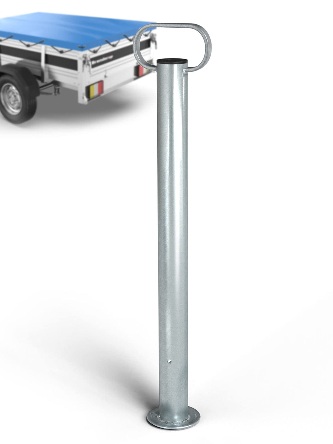 Anhänger Stützen 600mm (300kg Stützlast) | Abstellstütze Anhänger aus verzinktem Stahl | Strapazierf