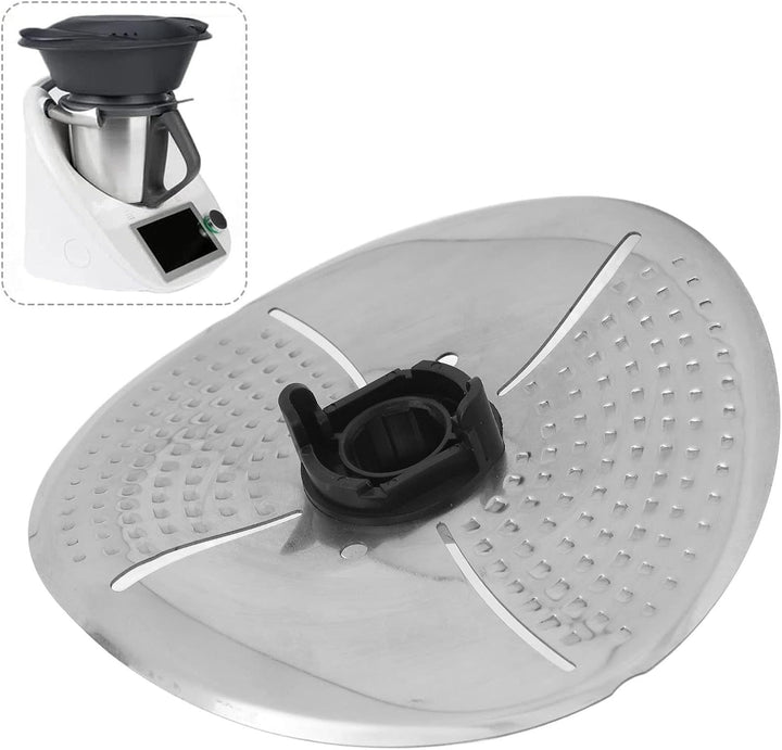 Thermomix Tm6,Messerabdeckung,Kochmaschinen Klingenabdeckung Edelstahl Schneiderkopf Schutzabdeckung