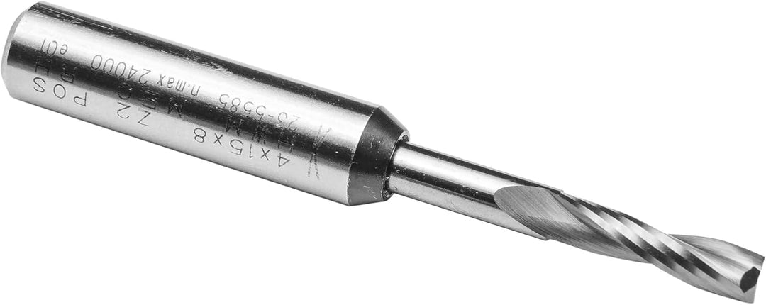 ENT 10022 Spiralnutfräser Premium VHW, Schaft (S) 8 mm, Durchmesser (D) 4 mm, NL 15 mm, GL 60 mm D=4