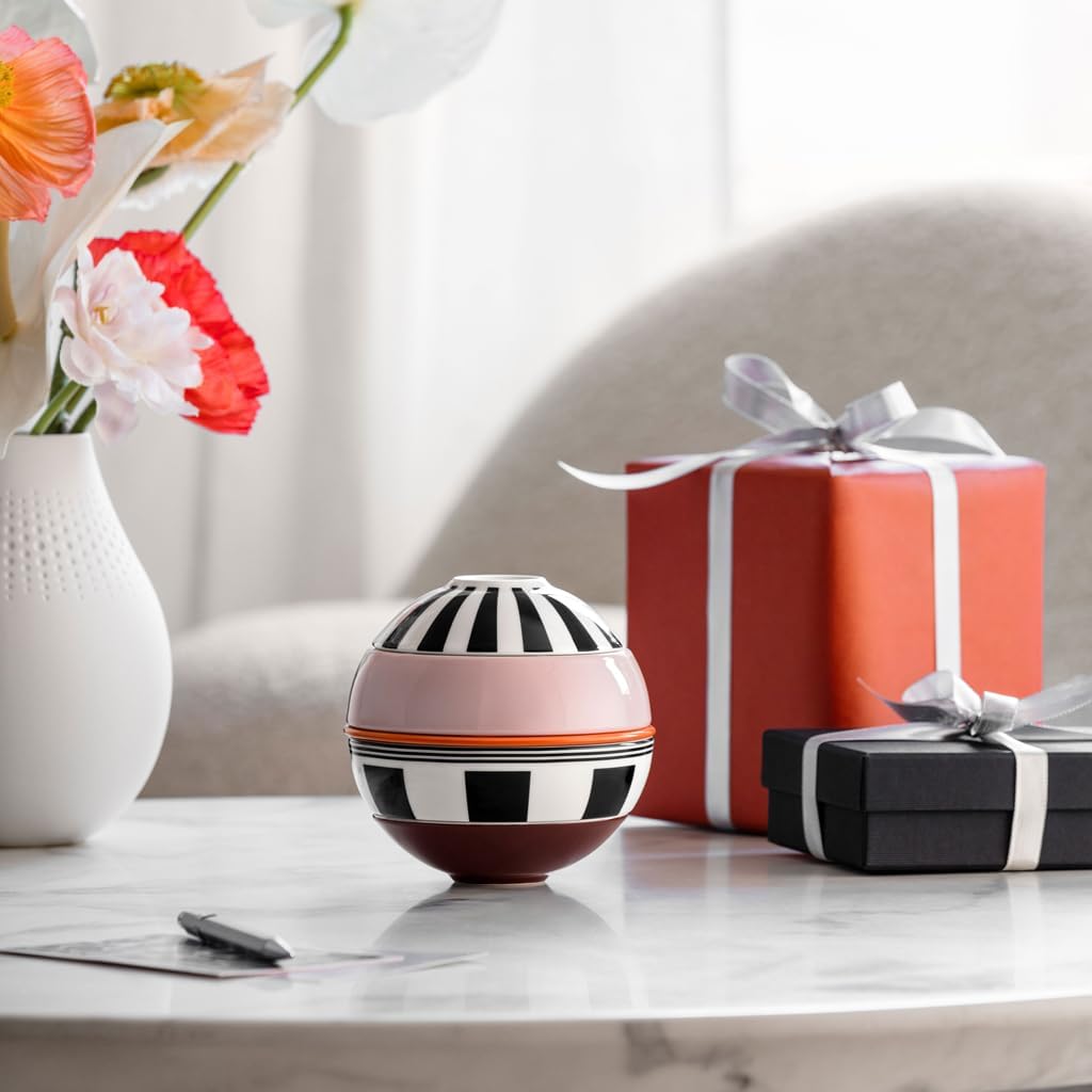 Villeroy & Boch - La petite Boule memphis, Geschirrset Porzellan, Schalenset, 5 tlg. Servier Set, 14