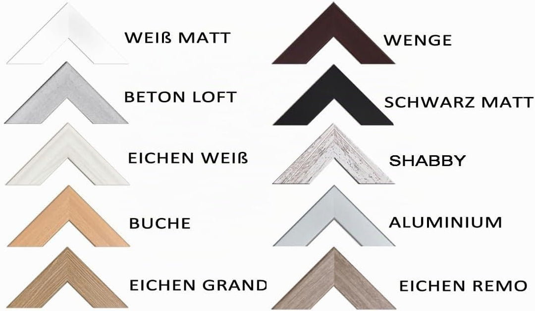 Spiegel MIT Rahmen 32 GRÖssEN 60/50, 50/60cm, 12 Farben Rahmen, Handgefertigte, breiter Fester Rahme