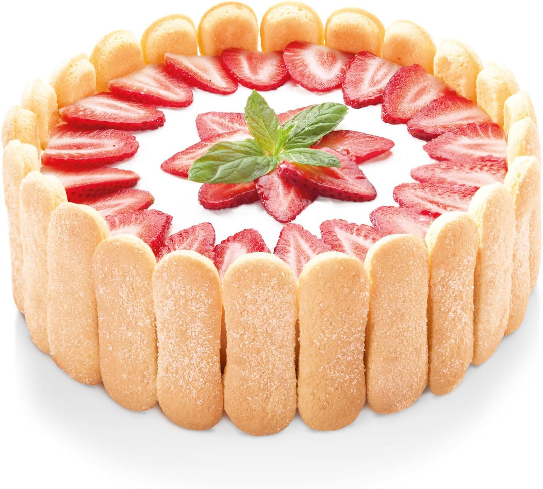 Tescoma Backform für Löffelbiskuits, Éclair Form, aus hitzebeständigem Silikon, Löffelbiskuits