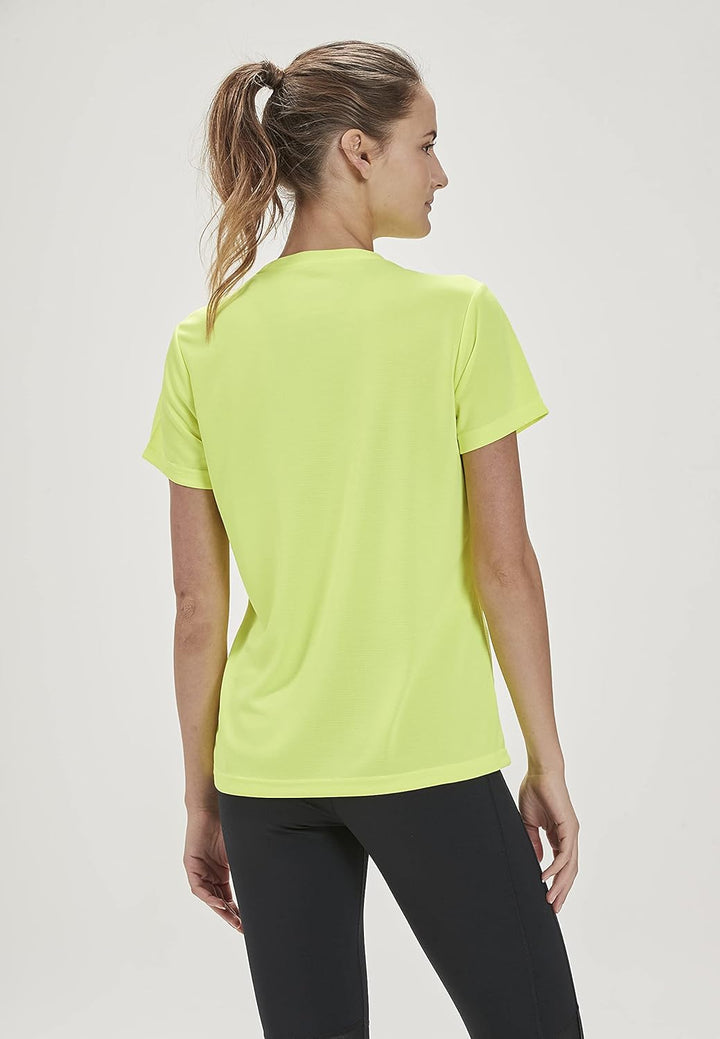 endurance Damen Funktionsshirt Vista, 44 5001 Safety Yellow