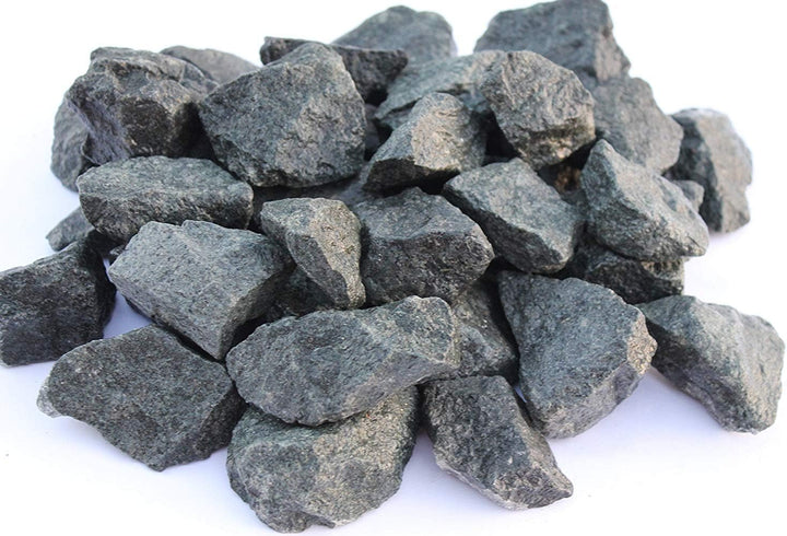 Saunasteine 50-80 mm Diabas (25kg) 0,96/kg. vorgewaschen