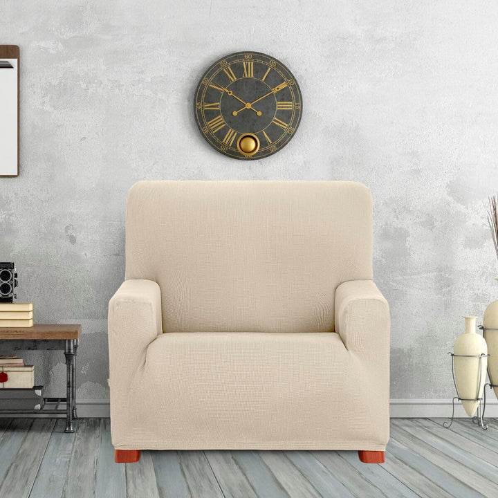 Eysa Ulises elastisch Sofa überwurf 1 Sessel, Polyester-Baumwolle, 00-Ecru, 37 x 5 x 29 cm, 00-ecru