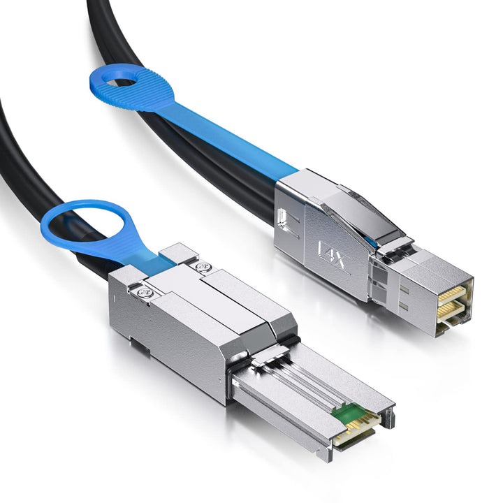 ipolex Externes HD Mini SAS SFF-8644 zu SFF-8088，1 meter (3.3ft), 1 meter SFF-8644 to SFF-8088