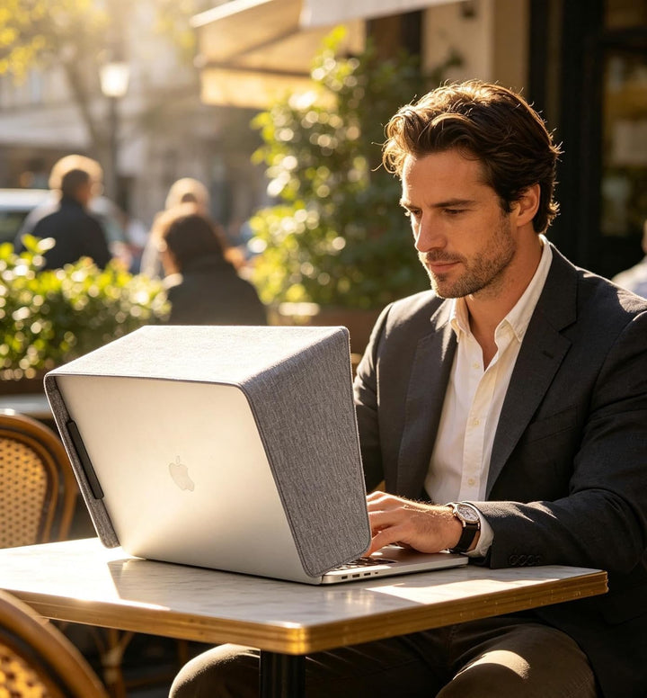 TYTX Laptop-Sonnenschutz für 13-14 Zoll, leichte blendfreie Bildschirmabdeckung für die Arbeit im Fr