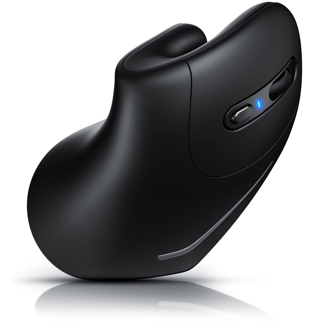 CSL - kabellose Vertikal Maus - Bluetooth + 2,4 GHz Funkmaus - Wireless Vertical Mouse – ergonomisch