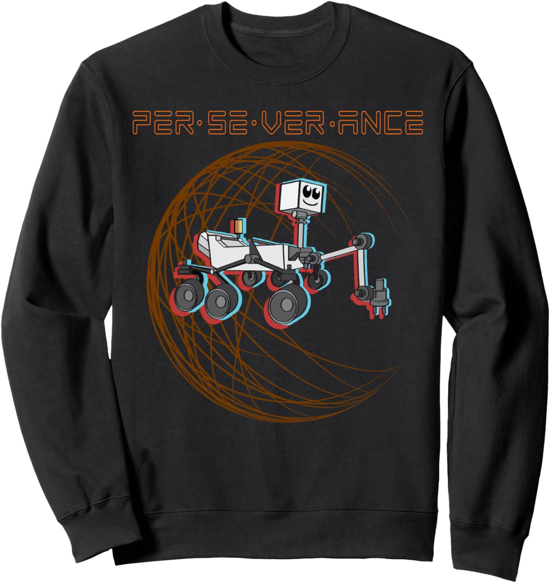 Amerikanischen Flagge Perseverance Space Mars Rover 2020 Sweatshirt