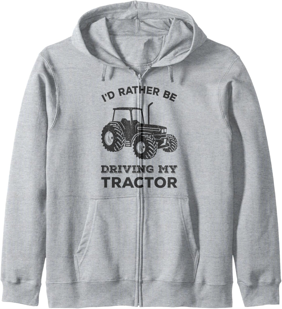 I'd Rather Be Driving My Tractor Funny Farmer Novelty Kapuzenjacke