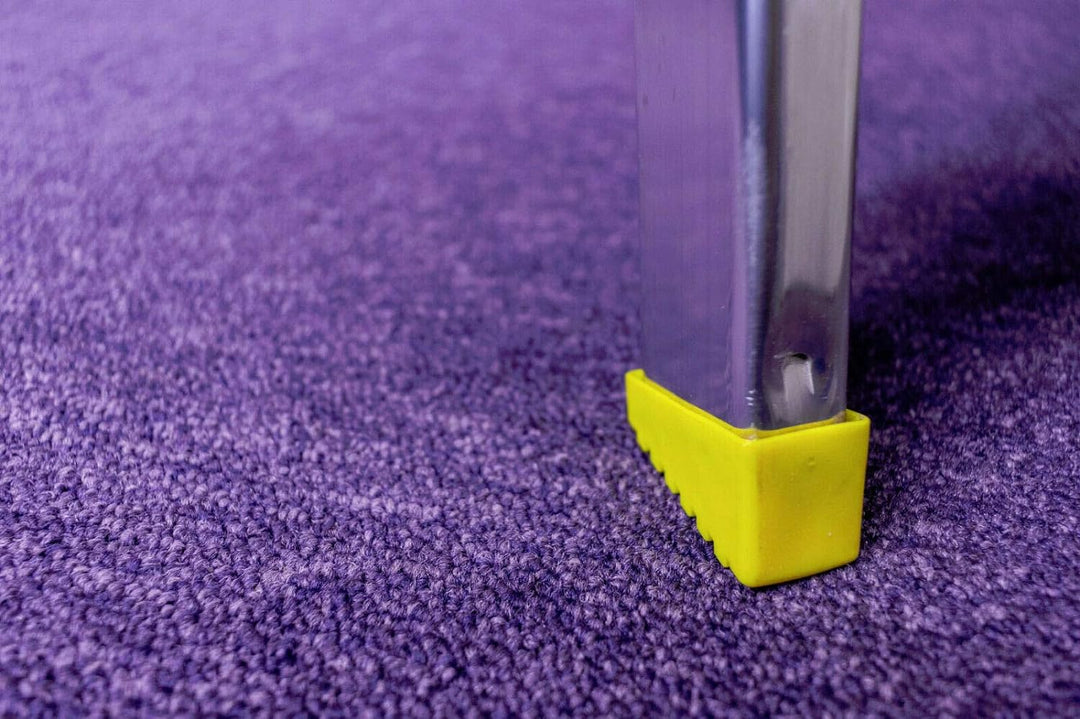 Haushaltsleiter mit 5 Stufen – Profi-Leiter aus Aluminium, 3m Arbeitshöhe, bis zu 120 kg Belastung,