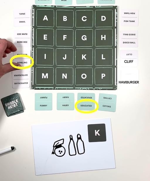 The Quick Drawing and Deduction Family Party Game for Kids, Tweens, Teens, College Students, Adults