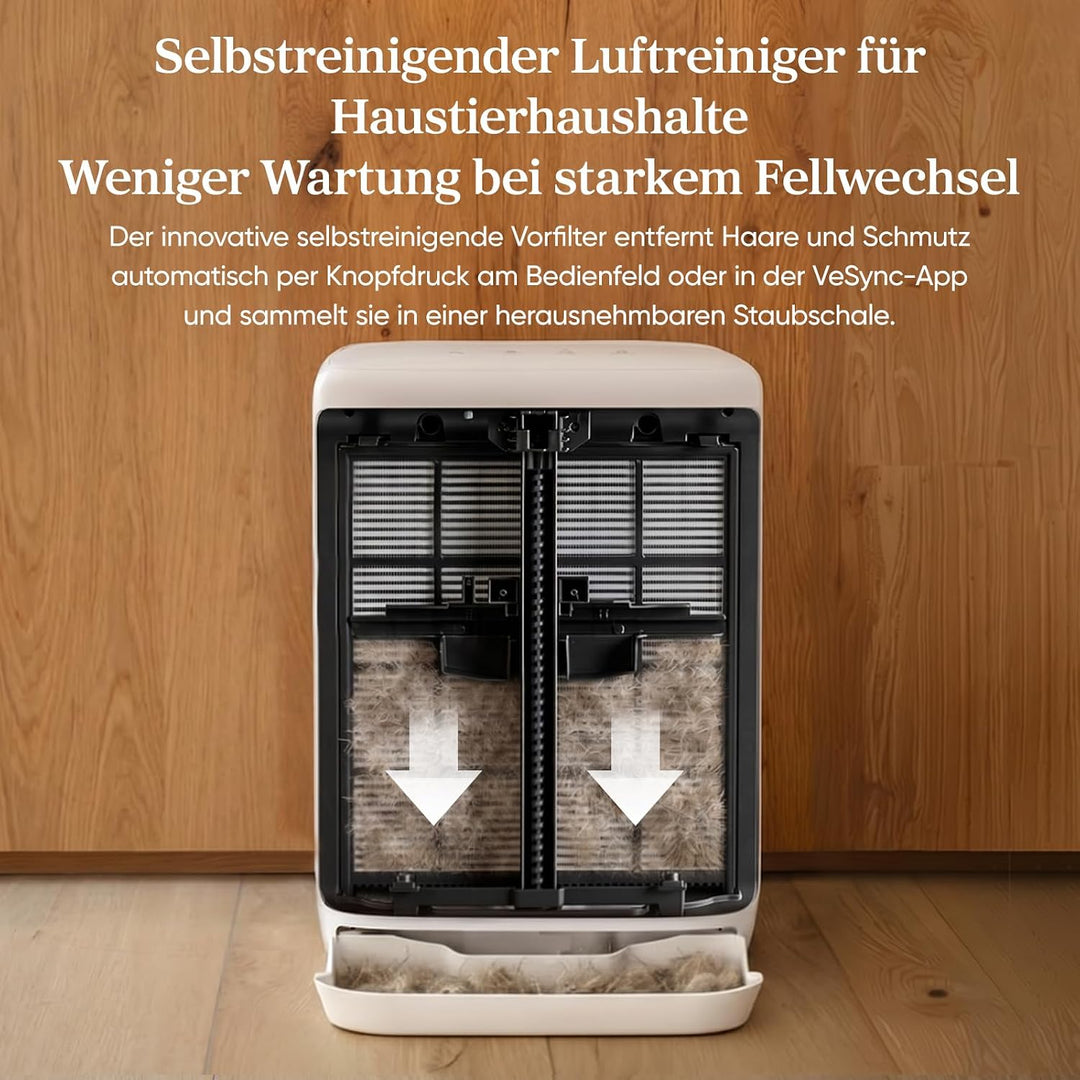 Levoit Vital Pet Pro HEPA Luftreiniger tierhaare für Haushalte mit Haustieren, entfernt Gerüche Alle