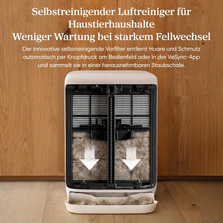 Levoit Vital Pet Pro HEPA Luftreiniger tierhaare für Haushalte mit Haustieren, entfernt Gerüche Alle