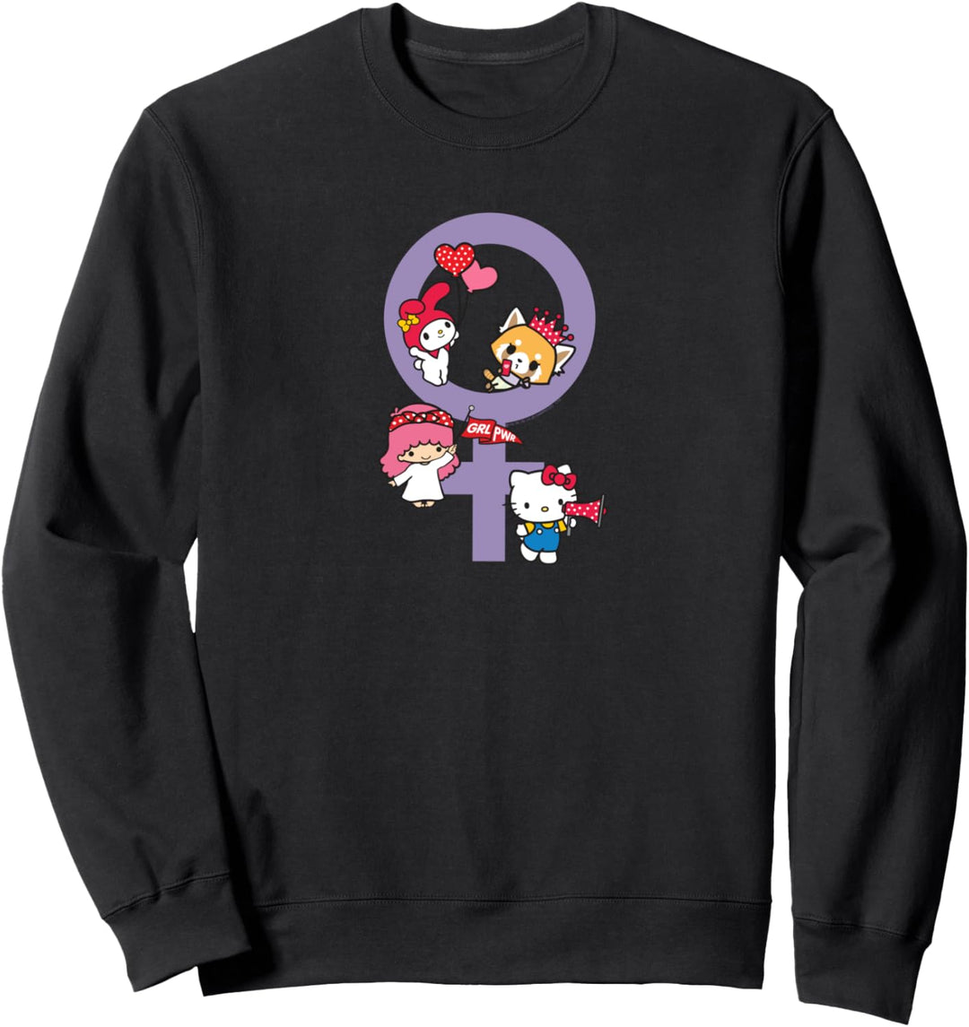 Sanrio Women's Day Hello Kitty My Melody Aggretsuko Sweatshirt