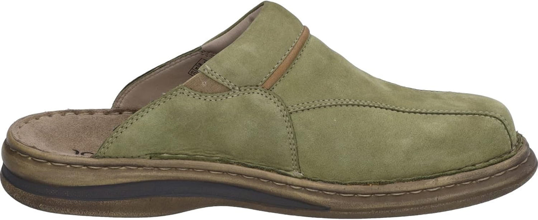 Josef Seibel Klaus, Herren Mules/Pantoletten 44 EU Grün Oliv Kombi 751 631, 44 EU Gr&#xFC;n Oliv Kom