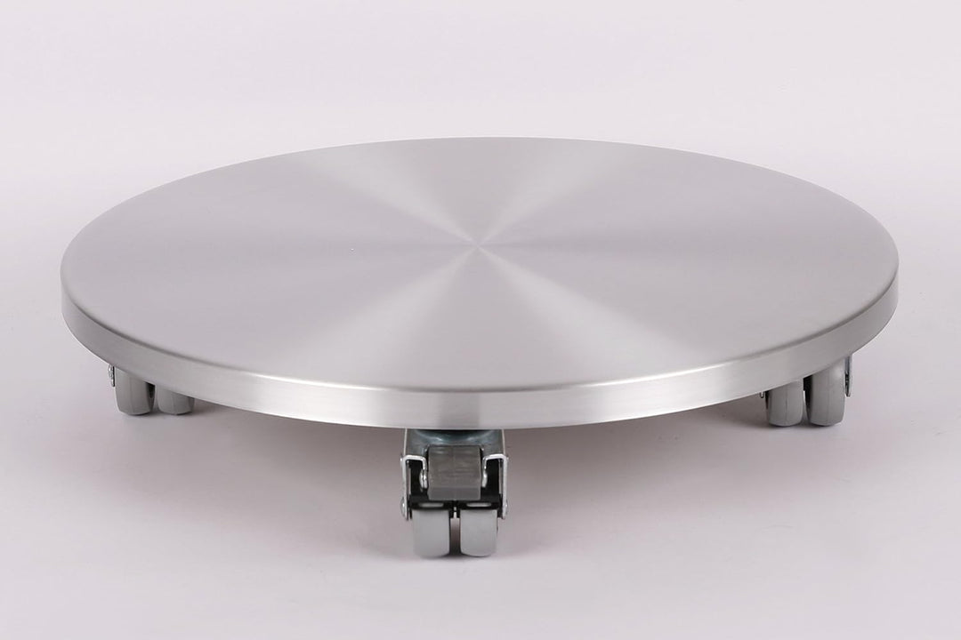 Möbelroller/Pflanzenroller (Profi) Ø 46 cm, ALU, 300kg, Doppelrollen + Bremse, Marke: Szagato, Made