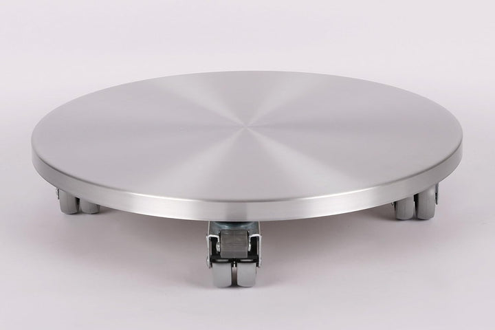 Möbelroller/Pflanzenroller (Profi) Ø 46 cm, ALU, 300kg, Doppelrollen + Bremse, Marke: Szagato, Made