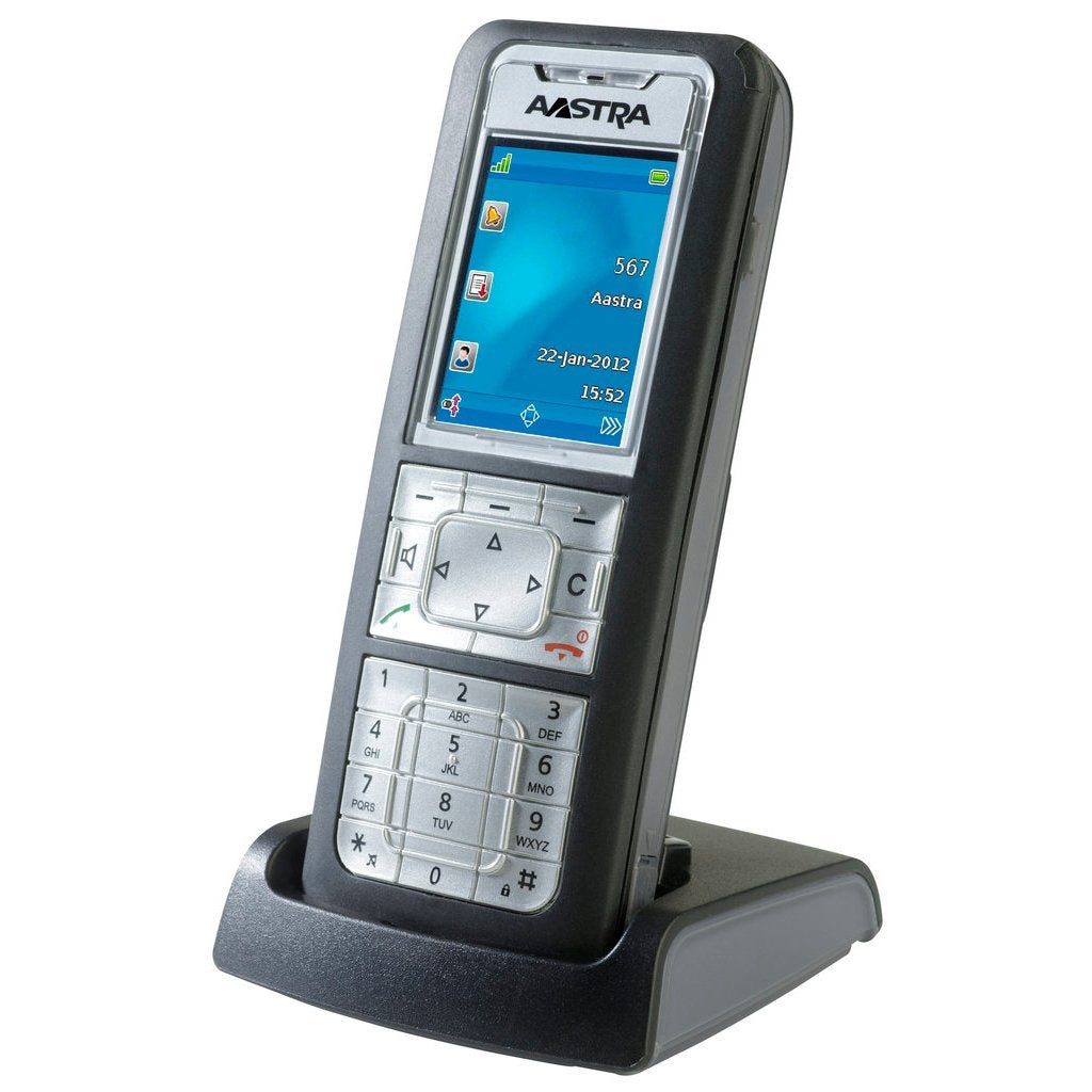 Mitel 80E00013AAA-A Komfort-DECT-Systemtelefon schnurlos 632 Set schwarz