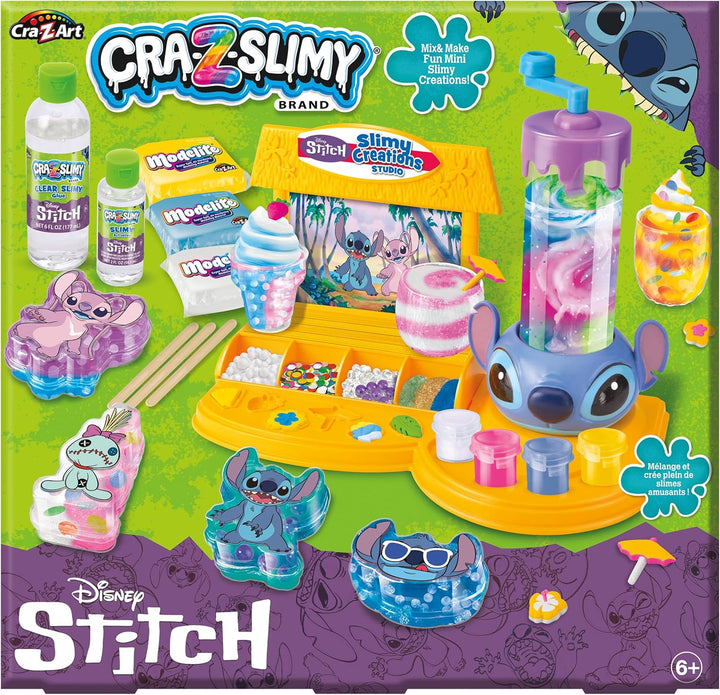 Lexibook, Disney Stitch, Slime Studio Kreation, Weiss Rosa Blau Gelb, CRSLIM51D