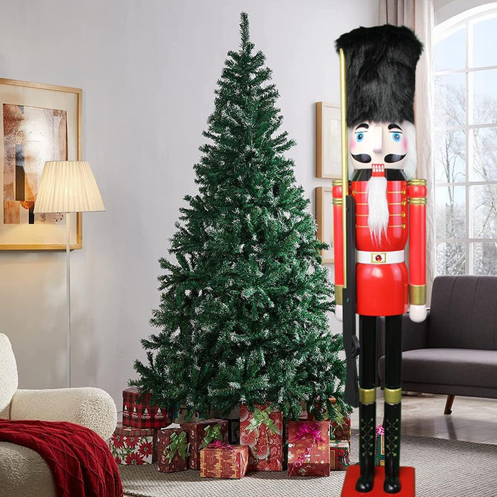 CDL 120 cm Riesen Dekoration Weihnachten Holz Nussknacker Soldat K07