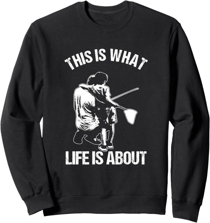 Angler Angelrute Angeln Vater Und Sohn Fischer Sportangler Sweatshirt