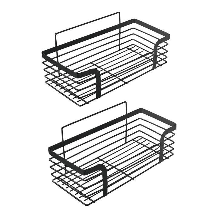 Ibergrif M34036B Duschablage & Badregal ohne Bohren – 2er Set aus rostfreiem Edelstahl, platzsparend
