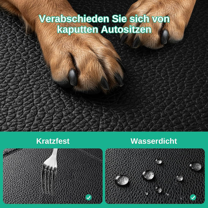 Hundedecke Auto Rückbank Autositzbezug für Hunde mit Seitenschutz & Sichtfenster wasserdichte & Krat