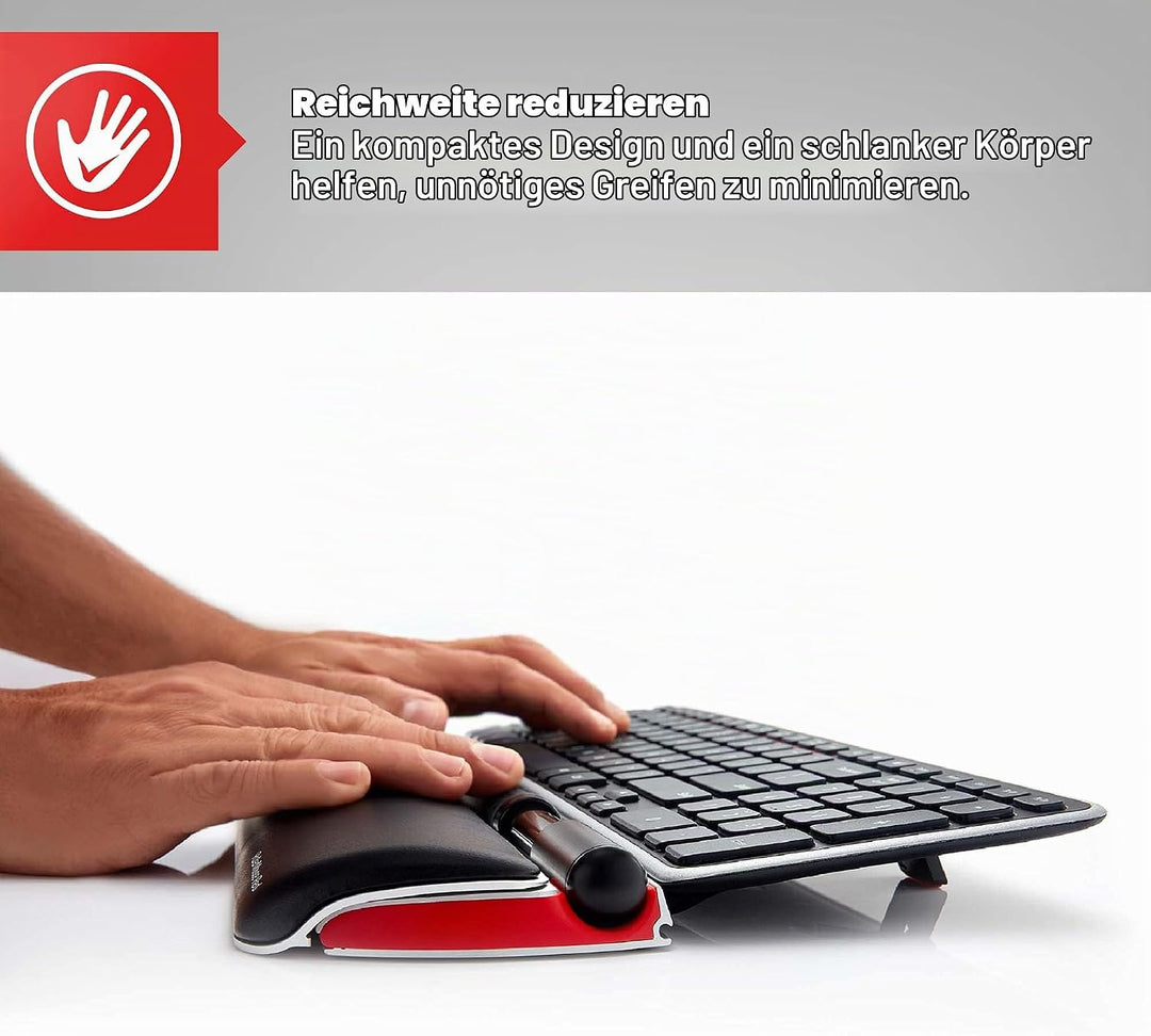 Contour Balance Keyboard | Kabelgebundene Tastatur | QWERTZ Layout | Super Flache Computertastatur |