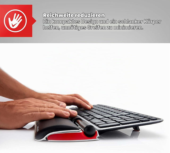 Contour Balance Keyboard | Kabelgebundene Tastatur | QWERTZ Layout | Super Flache Computertastatur |