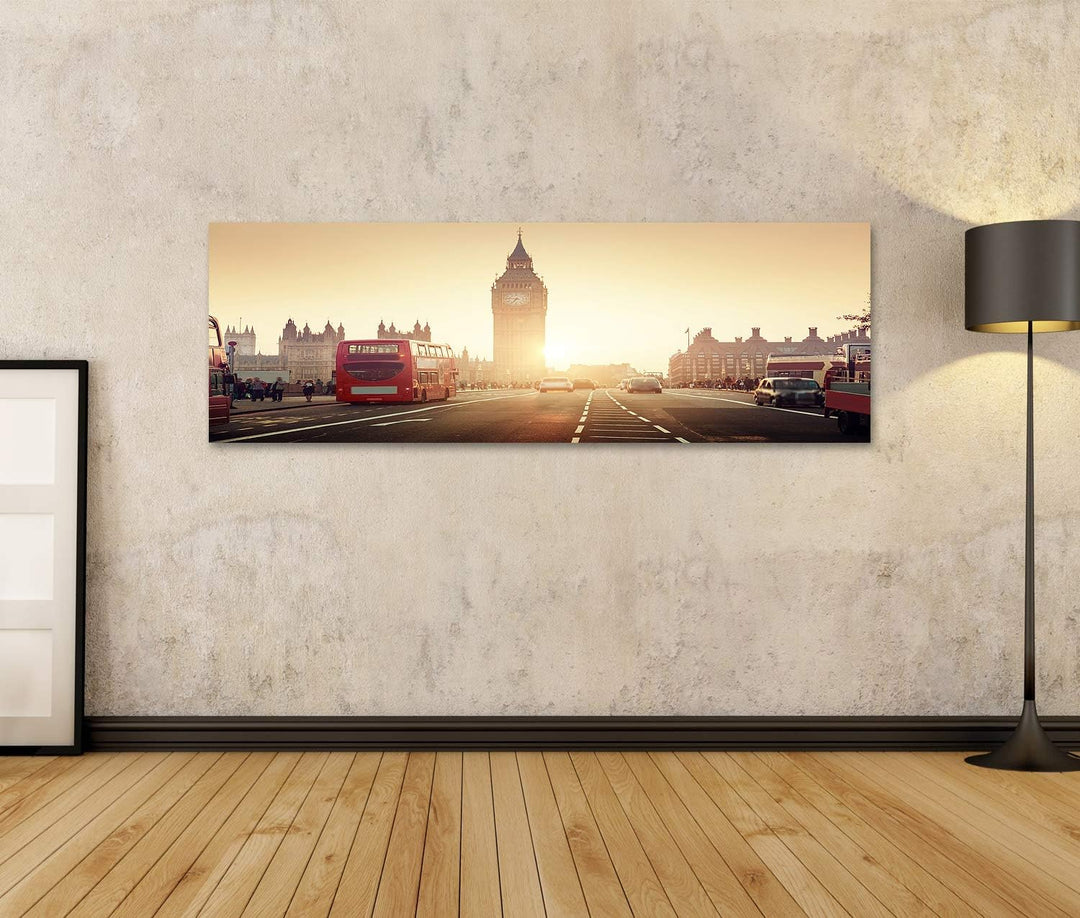 islandburner Bild auf Leinwand Westminster Bridge Sonnenuntergang London Uk Bilder Wandbilder Poster