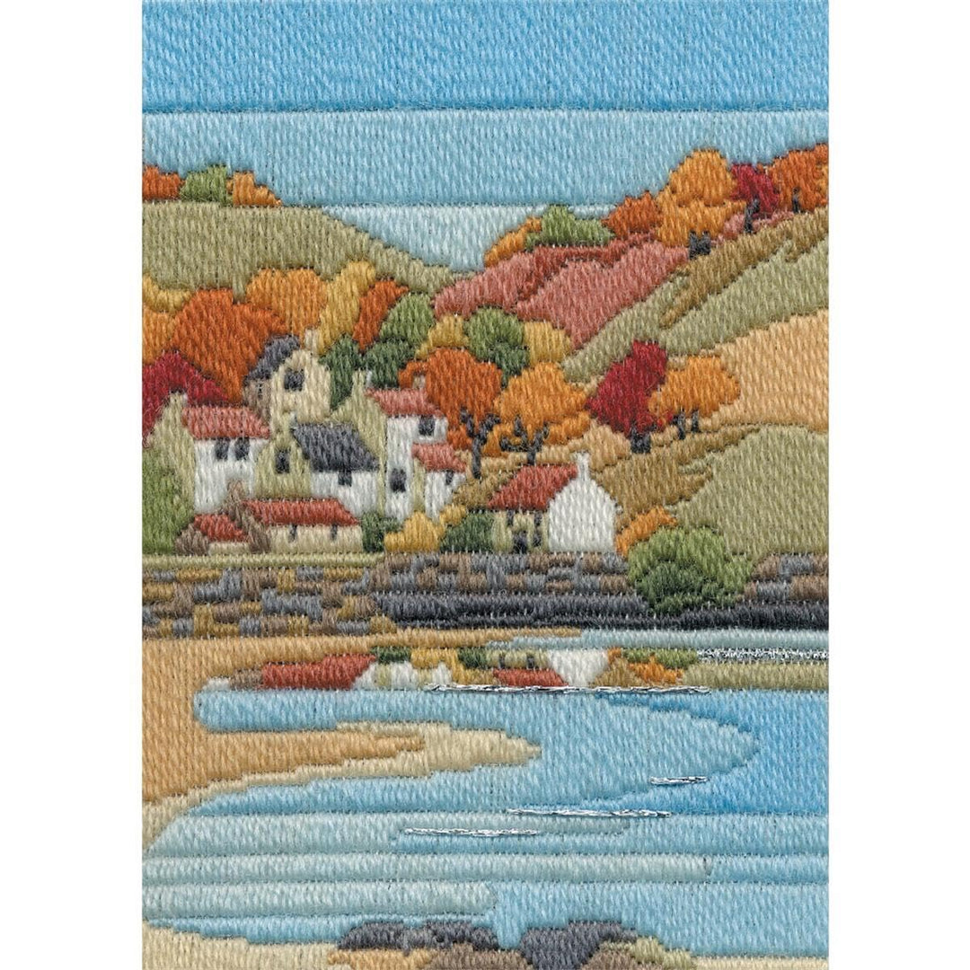 Langstich-Set "Jahreszeiten - Herbst an der Küste"
