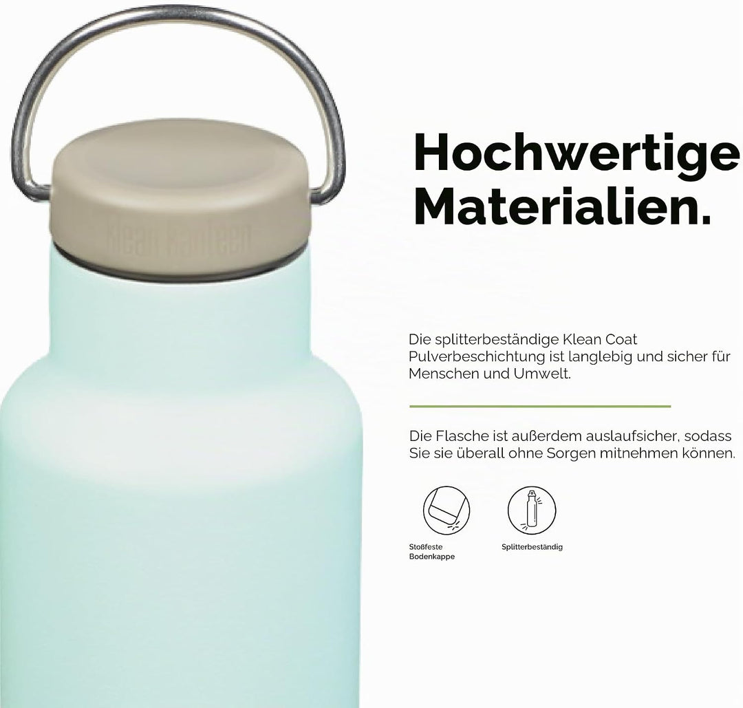 Klean Kanteen Unisex – Erwachsene Classic Schlaufenkappe, Blue Tint, One Size Einheitsgrösse Blue Ti