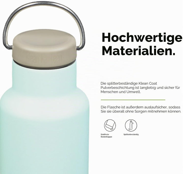 Klean Kanteen Unisex – Erwachsene Classic Schlaufenkappe, Blue Tint, One Size Einheitsgrösse Blue Ti