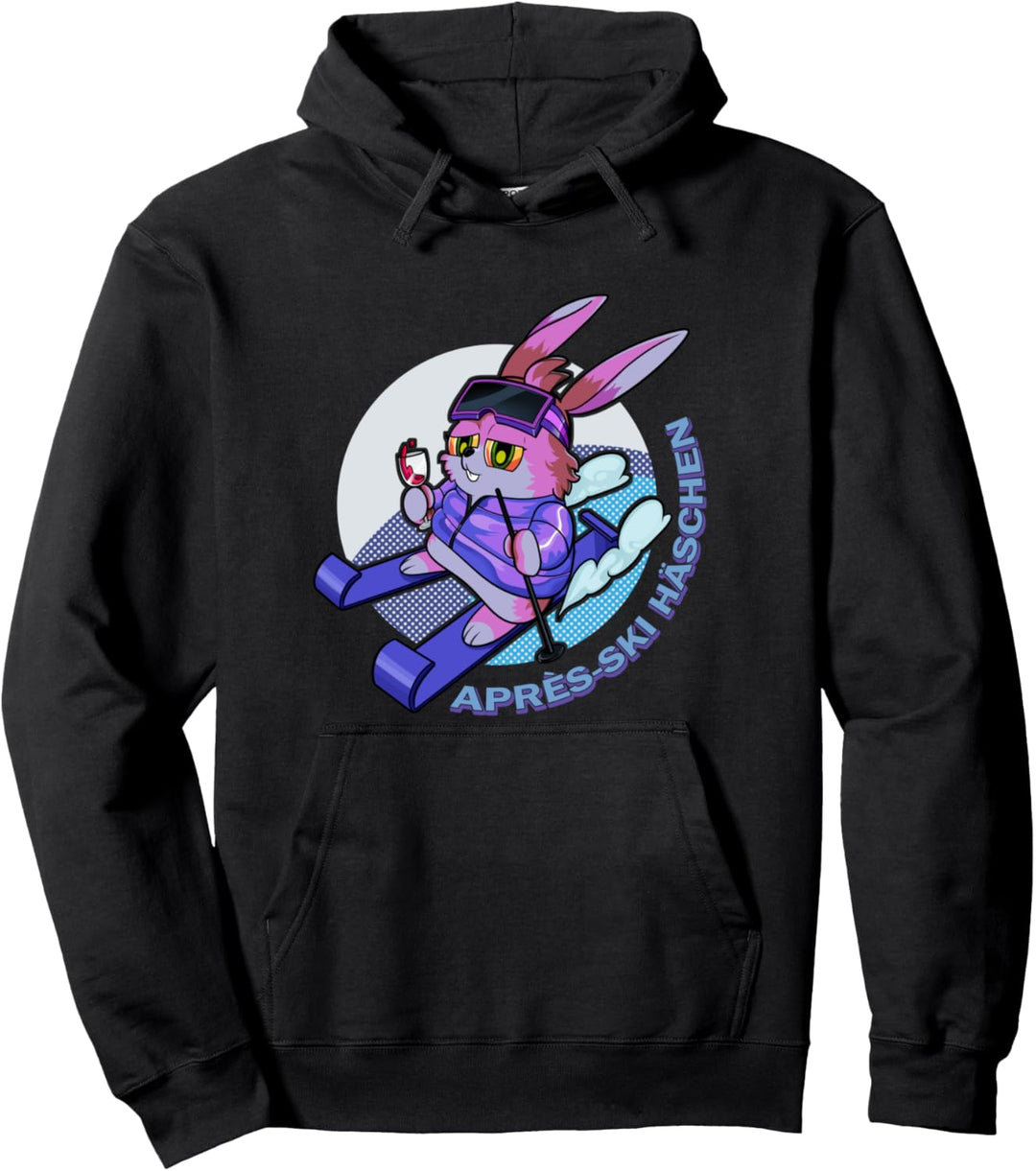 Apres Ski Häschen Skifahrer Hase Skiurlaub Schifahren Fans Pullover Hoodie