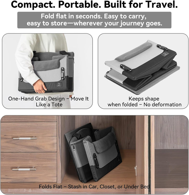 A 4 Pet Hundeautositz Hundesitz kleine Hunde mit Gurtbefestigung, Autositz Hundesitz Rückbank Beifah