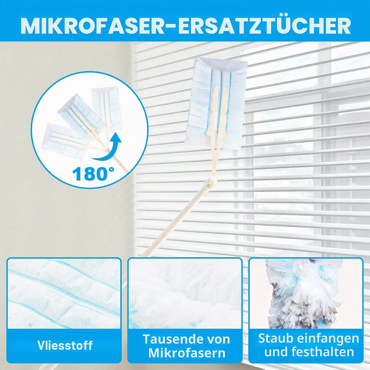 100 Stück Staubmagnet Nachfüllpack Set, Kompatibel für Staubmagnet Nachfüllpack, Staubmagnets mit 1