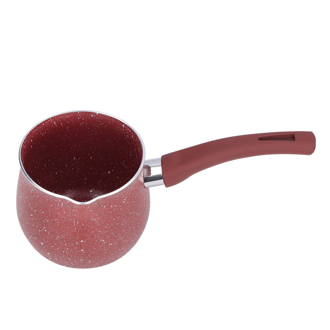 TOPINCN Einhand 10cm Schmelztopf, Mini Milchpfanne Zum Kochen von Klebrigen Saucen, Aufwärmen von Mi