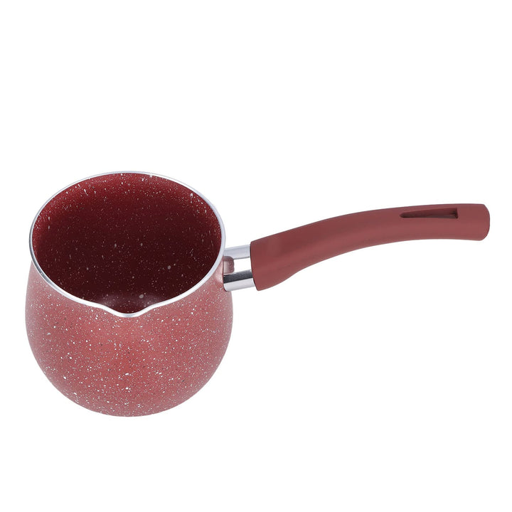 TOPINCN Einhand 10cm Schmelztopf, Mini Milchpfanne Zum Kochen von Klebrigen Saucen, Aufwärmen von Mi