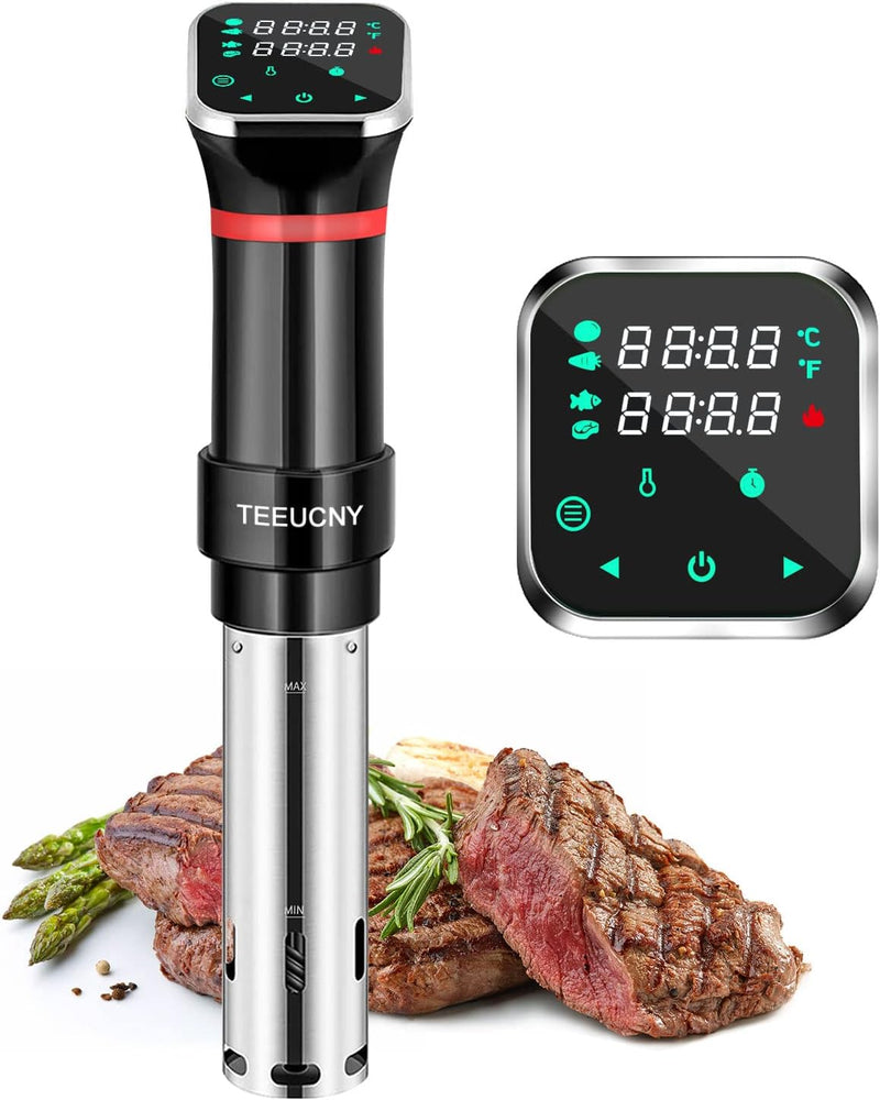 Sous Vide, TEEUCNY 1100W Sous-vide Stick Präzisionskochtopf Immersion Tauchzirkulator Präziser Tempe