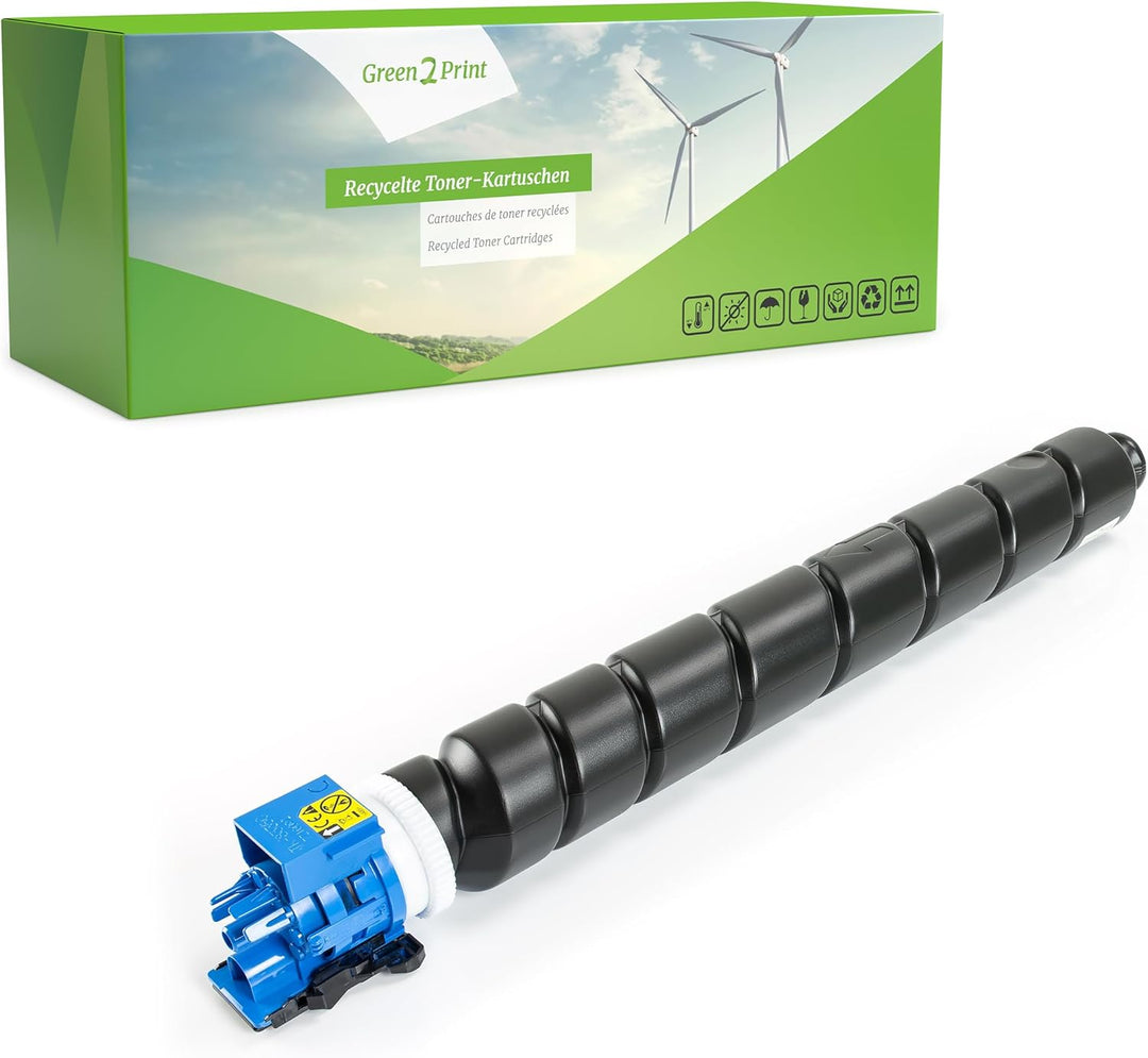 Green2Print Toner Cyan 12000 Seiten ersetzt Kyocera TK-8345C, 1T02L7CNL0 passend für Kyocera TASKalf