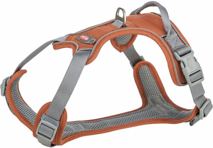 TRIXIE Premium Active Geschirr, M: 49–69 cm/20 mm, rost