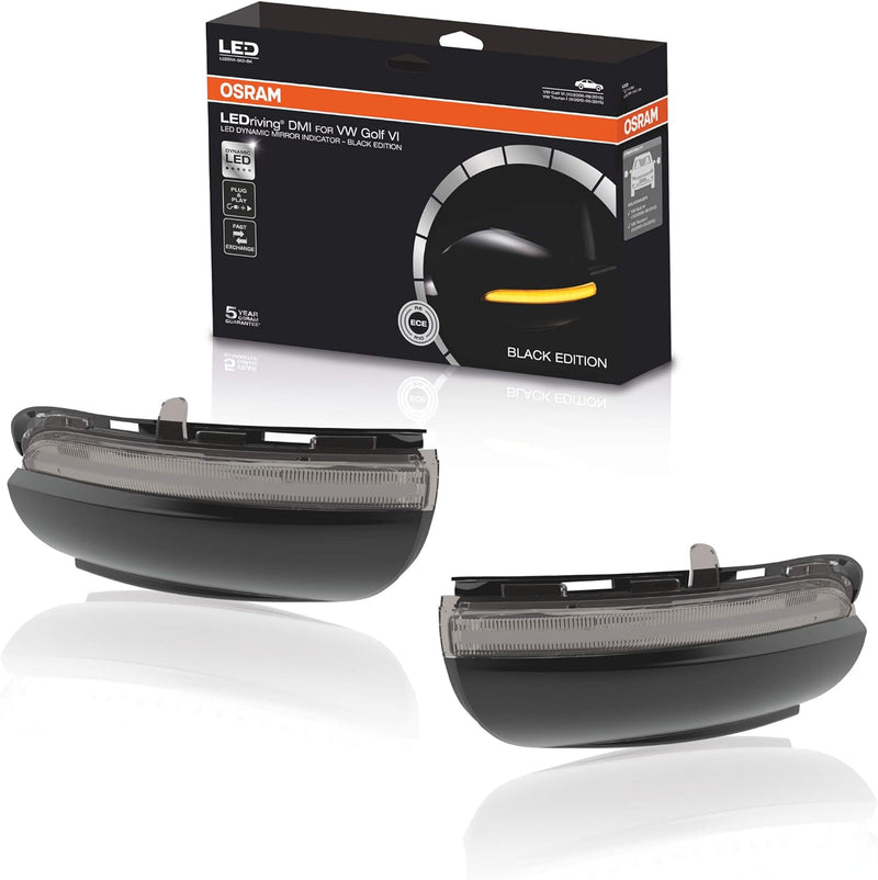 OSRAM LEDriving dynamischer Spiegelblinker Golf 6, Touran I - Black Edition Black Edition VW Golf VI