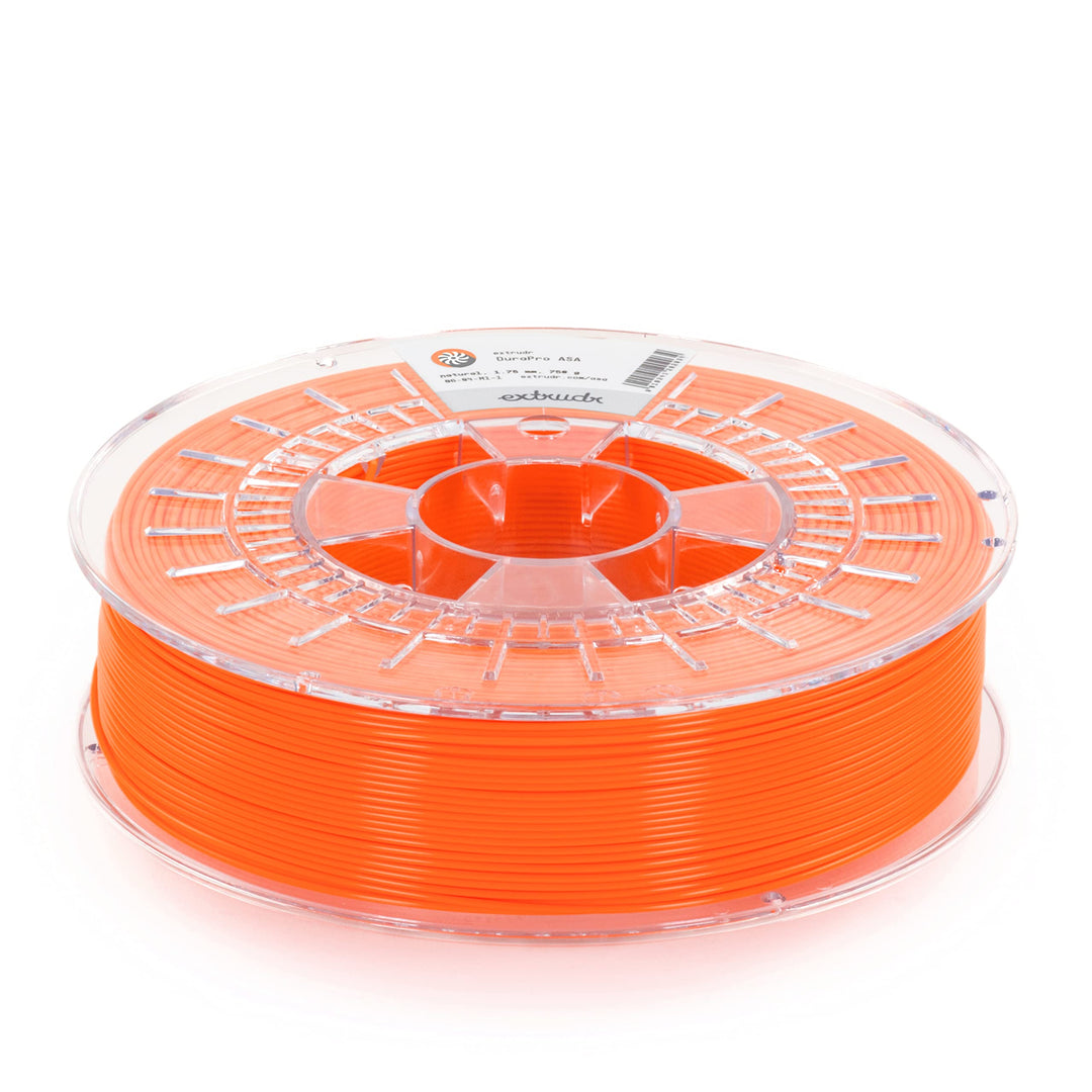 extrudr® DuraPro ASA ø1.75mm (750gr) 'NEON ORANGE' - 3D Drucker Filament - Made in Austria DuraPro A