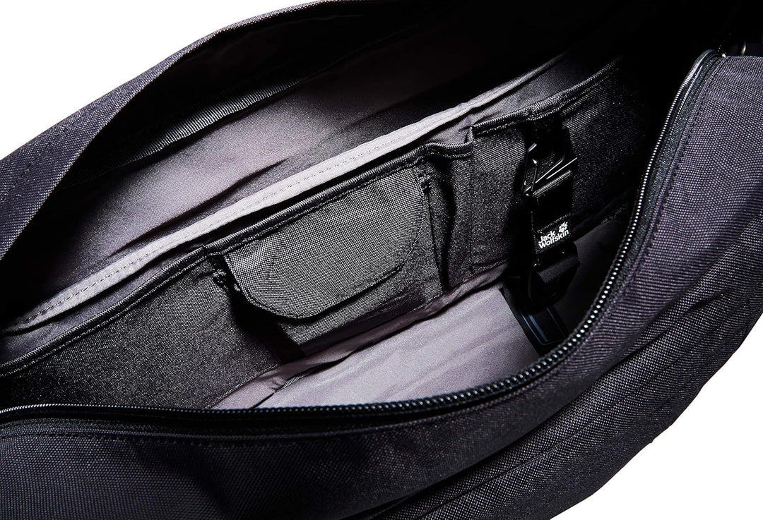 Jack Wolfskin Unisex-Erwachsene TRT Ride sac à bandoulière Umhängetasche, Schwarz (Phantom), One Siz